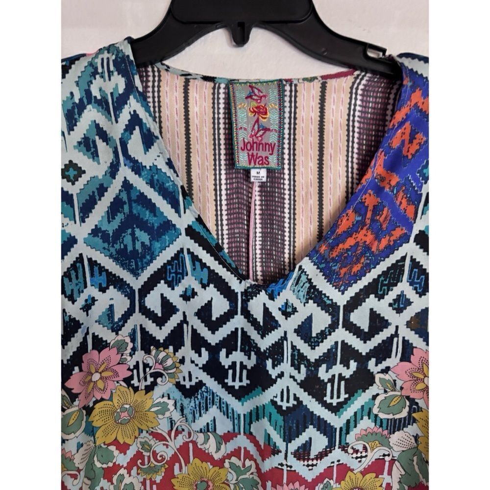Rare-Johnny Was Kimono silk blouse Size M / NWOT - Picture 5 of 5